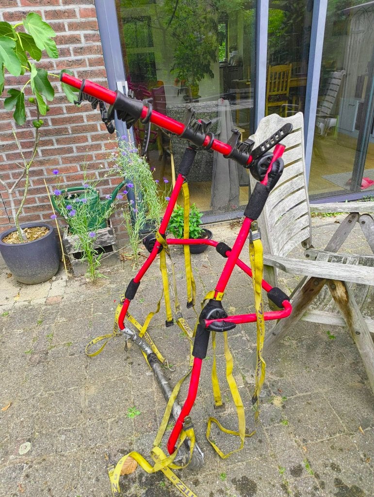 Mottez Fietsendrager drie fietsen universeel, Auto diversen, Fietsendragers, 3 fietsen of meer, Gebruikt, Brede banden, Achterklepdrager