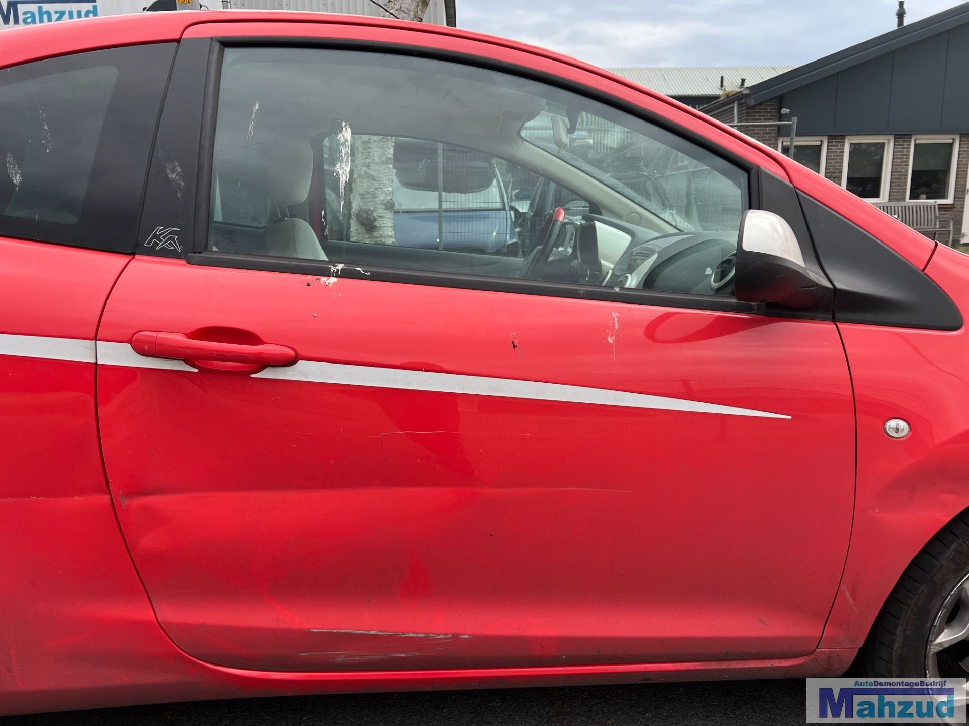 FORD KA 2 Rood 8P rechts deur portier 2008-2016, Gebruikt, Deur, Info@ford.com, Ophalen of Verzenden
