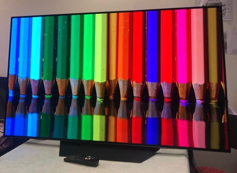 Oled LG smart - tv 55 inch ,120 Hz 4 k HDMI 2.1, Ophalen, 120 Hz, Zo goed als nieuw, 100 cm of meer