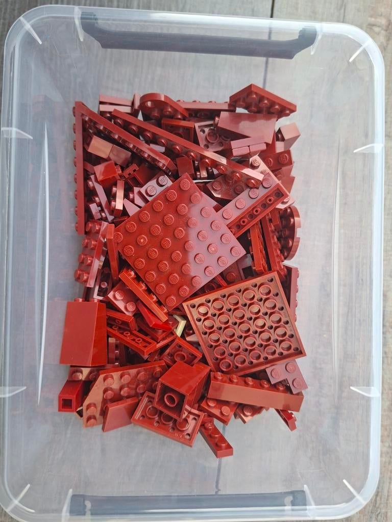 Lego bordeaux rood, Ophalen of Verzenden, Zo goed als nieuw, Lego