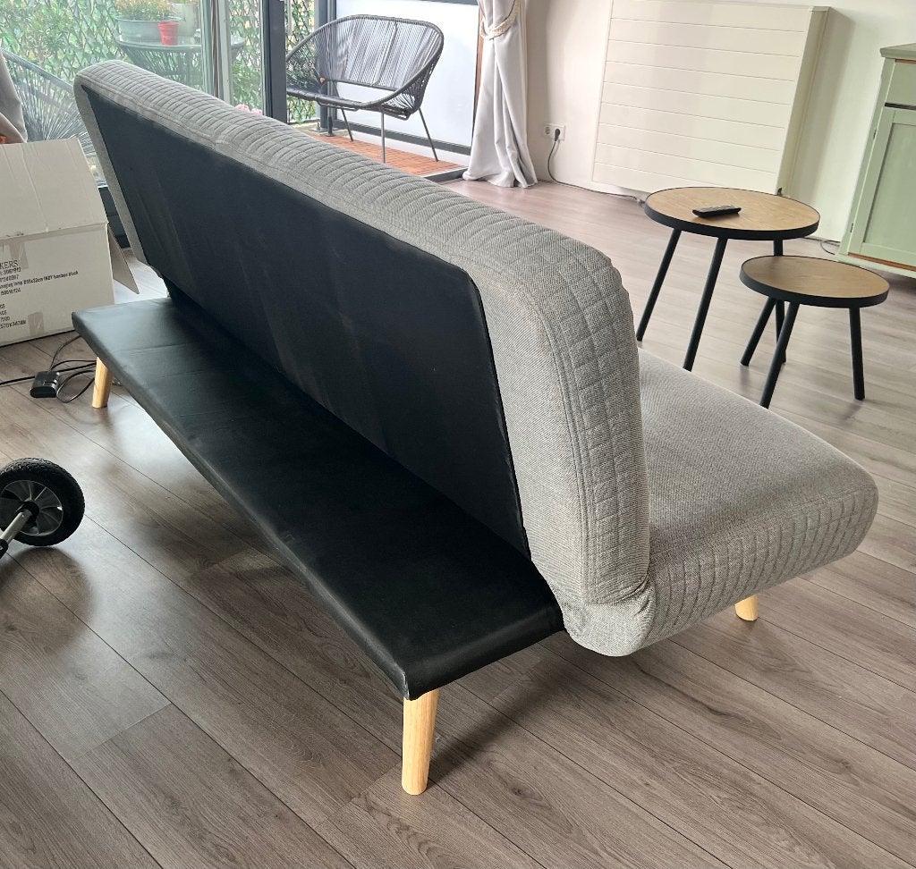 Slaapbank, Huis en Inrichting, Ophalen, 90 cm, Tweepersoons, 190 cm of minder