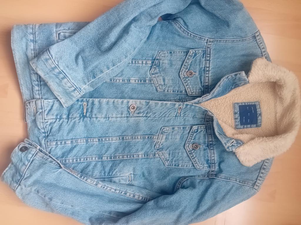 Zara men gevoerd spijkerjack maat S, Kleding | Heren, Ophalen