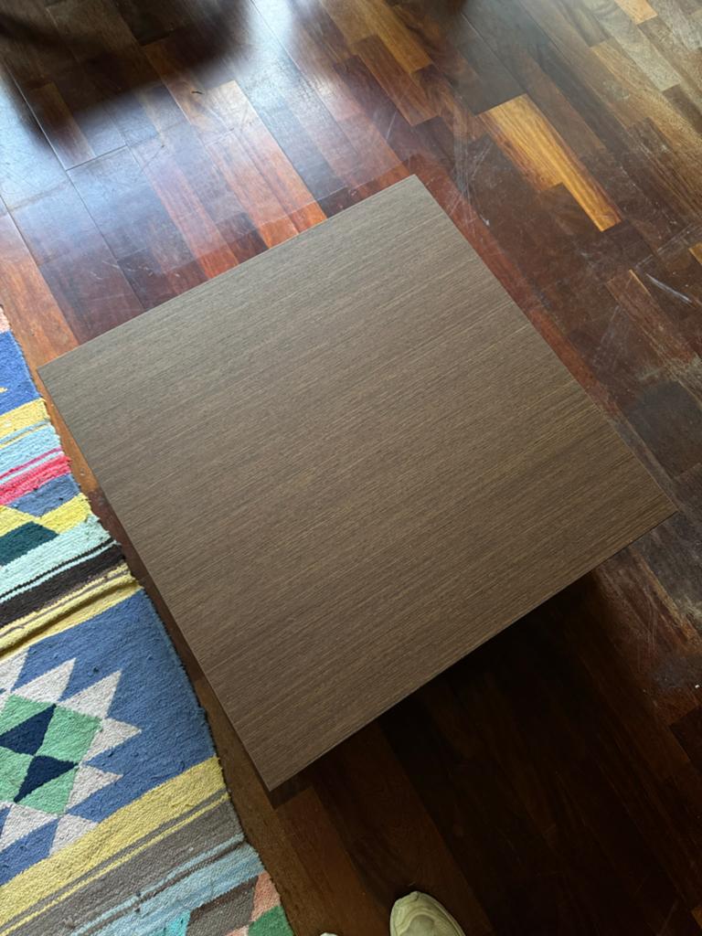 Salontafel uitschuifbaar mogelijk originele Kristalia Rotor, Ophalen, Gebruikt, 100 tot 150 cm, Vierkant