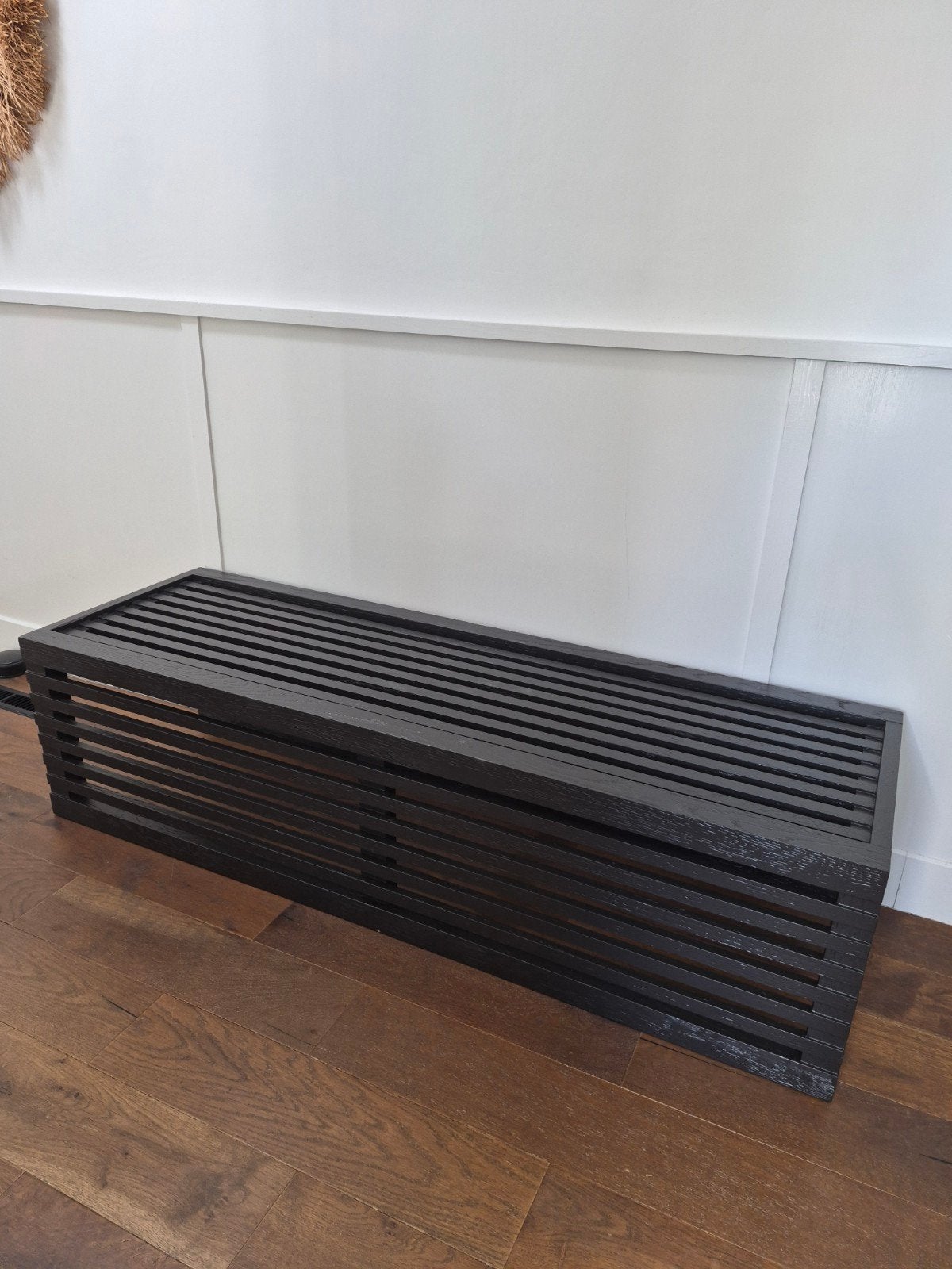 Mooie houten salontafel/ bankje, Ophalen, Gebruikt, 100 tot 150 cm, 50 tot 100 cm