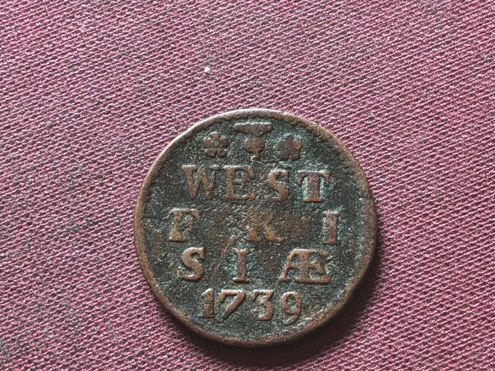 Duit 1739, Postzegels en Munten, Ophalen of Verzenden, Vóór koninkrijk, Overige waardes