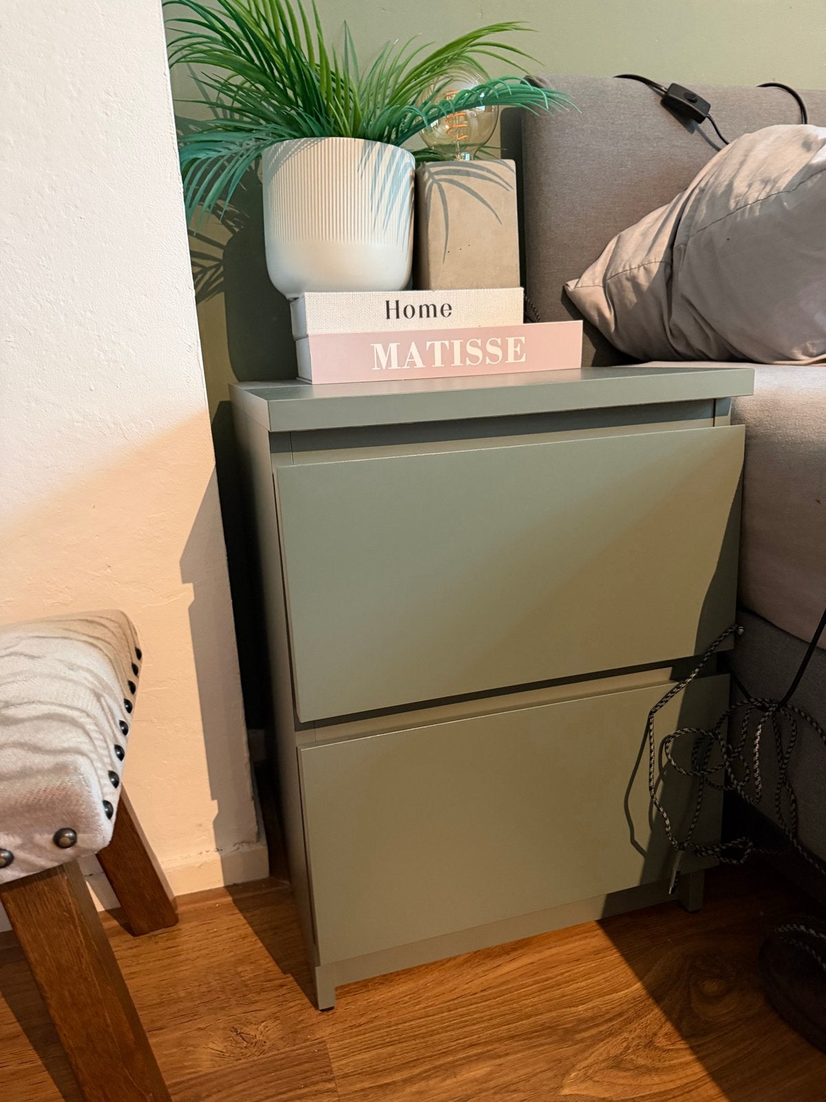 2X Ikea ladekastje grijs/groen (Limited Edition), Huis en Inrichting, Ophalen, Minder dan 45 cm, 55 tot 70 cm, Zo goed als nieuw