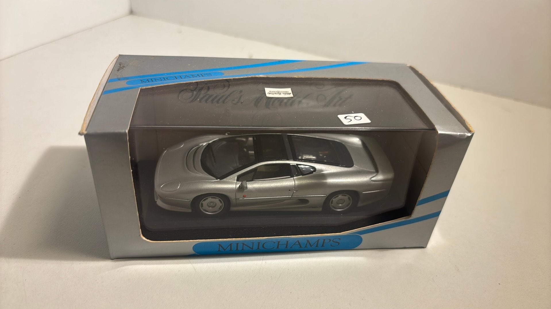 Jaguar xj220 minichamps 1.43, Auto, Ophalen of Verzenden, MiniChamps, A