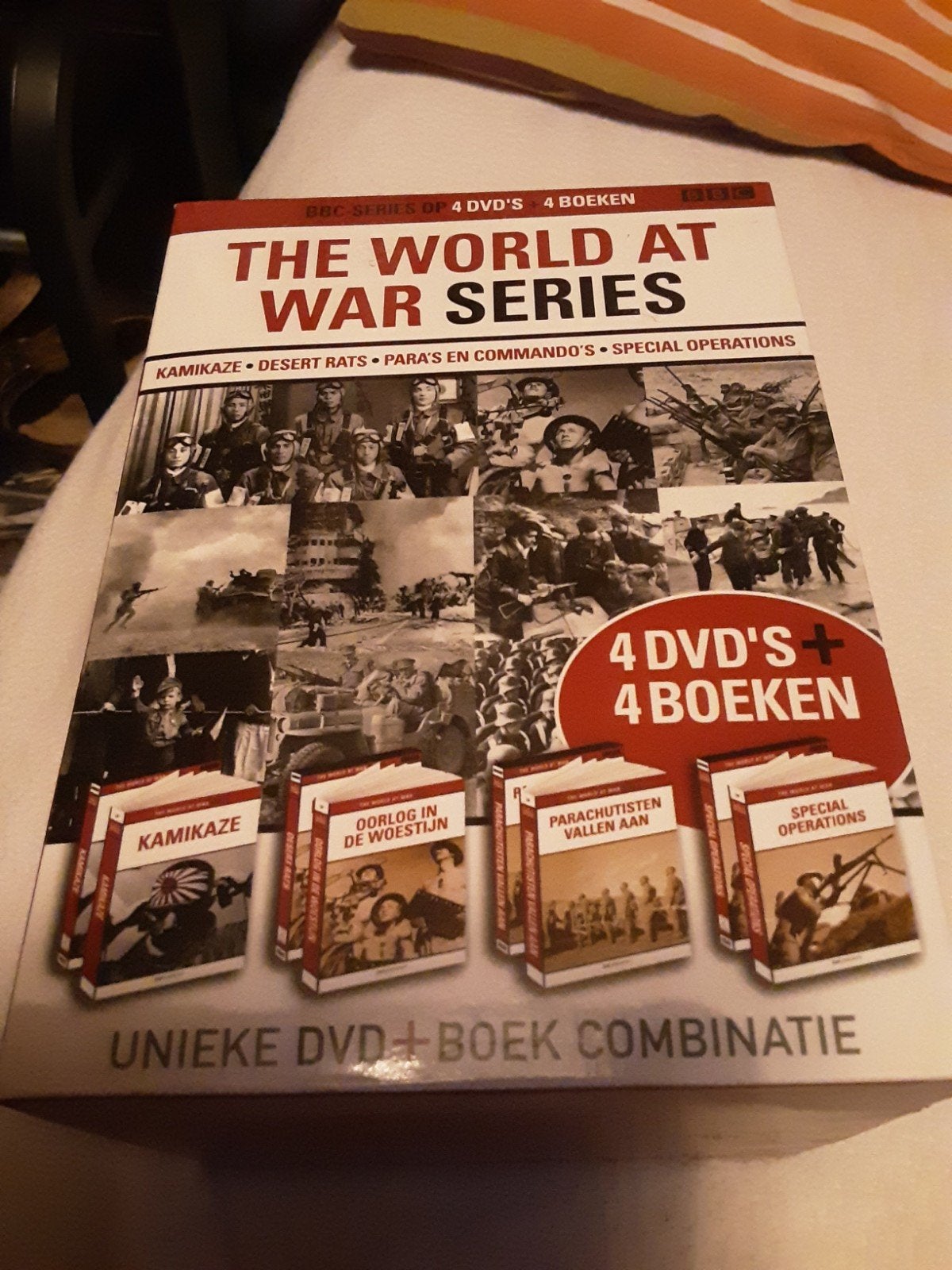 The World at War Series: 4 DVD's + 4 Boeken (Nieuw), Ophalen of Verzenden, Tweede Wereldoorlog, Nieuw, Overige onderwerpen