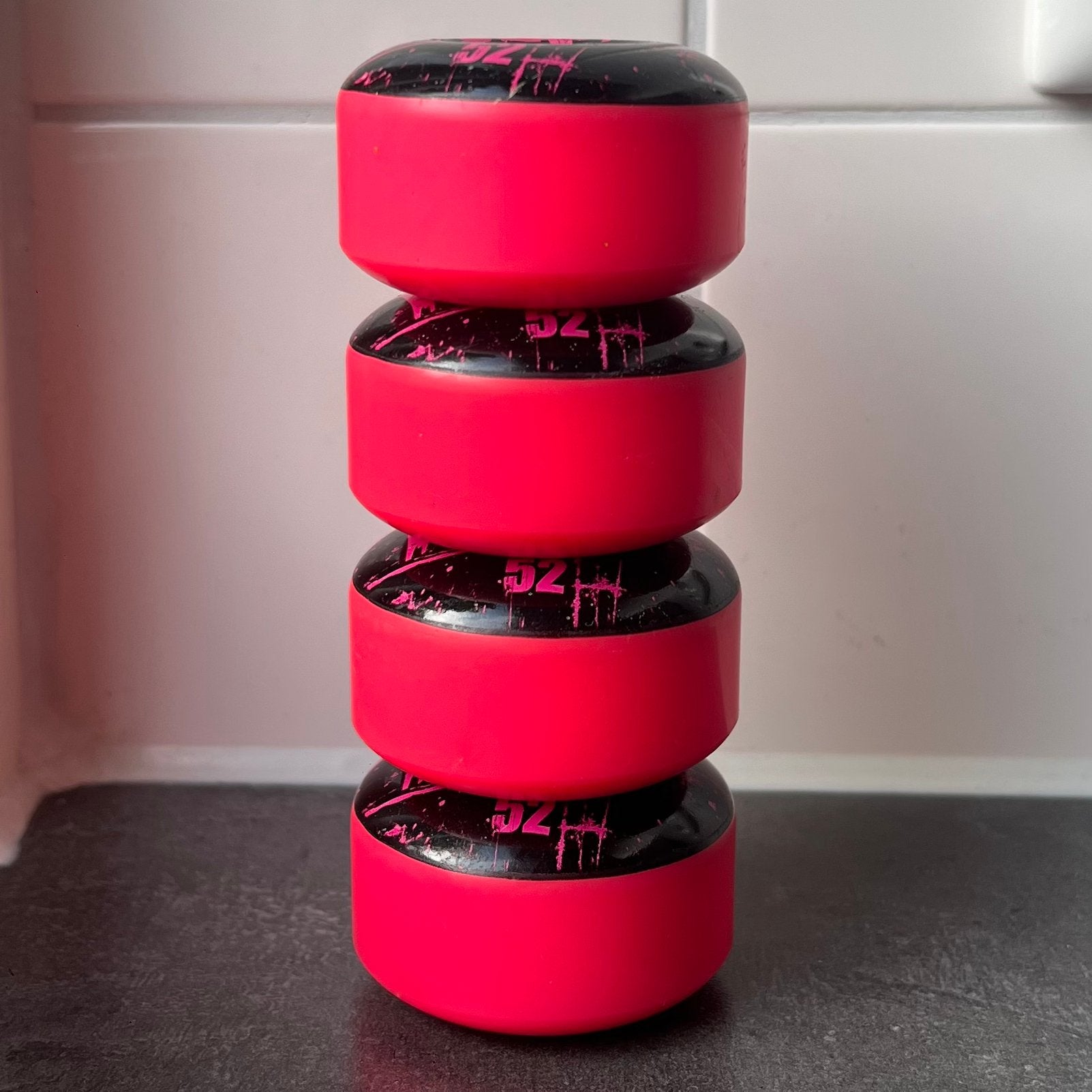 Bones 52mm skateboard wielen, Verzenden, Zo goed als nieuw, Skateboard