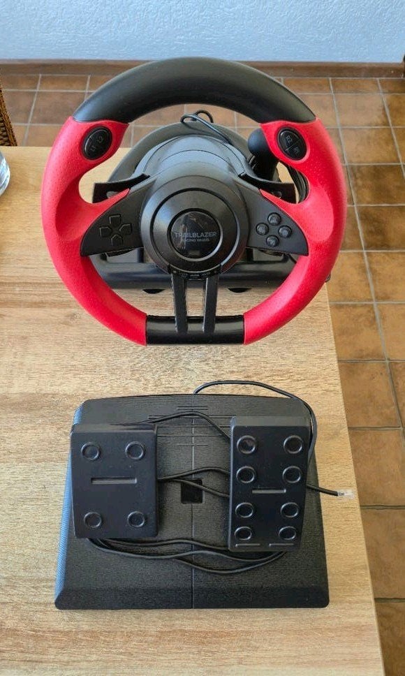 Speedlink Trailblazer Racestuur met Pedalen, Racestuur, PlayStation, Zo goed als nieuw, Ophalen
