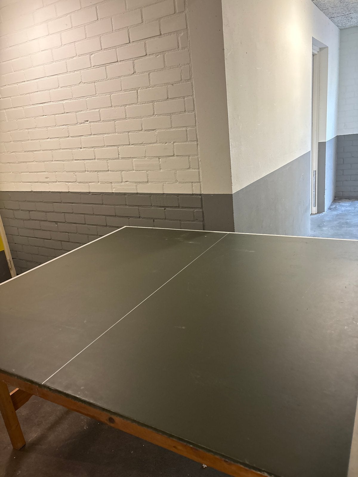 Vintage Heemskerk Tafeltennistafel - Gebruikt, Sport en Fitness, Tafeltennis, Ophalen, Gebruikt, Tafel Indoor