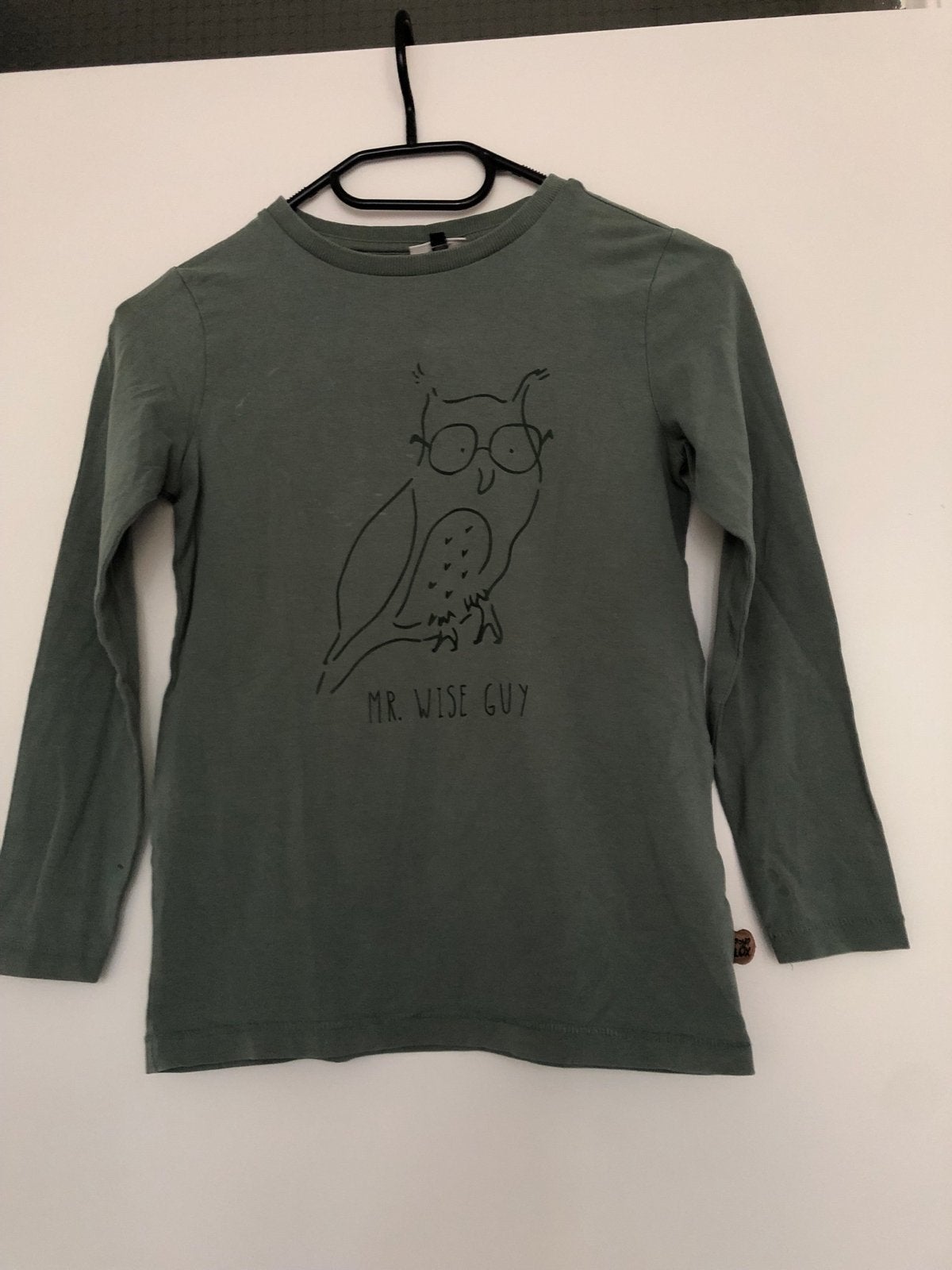 Pomp de Lux Longsleeve met Uilprint - Maat 122/128, Kinderen en Baby's, Kinderkleding | Maat 122, Ophalen of Verzenden, Gebruikt