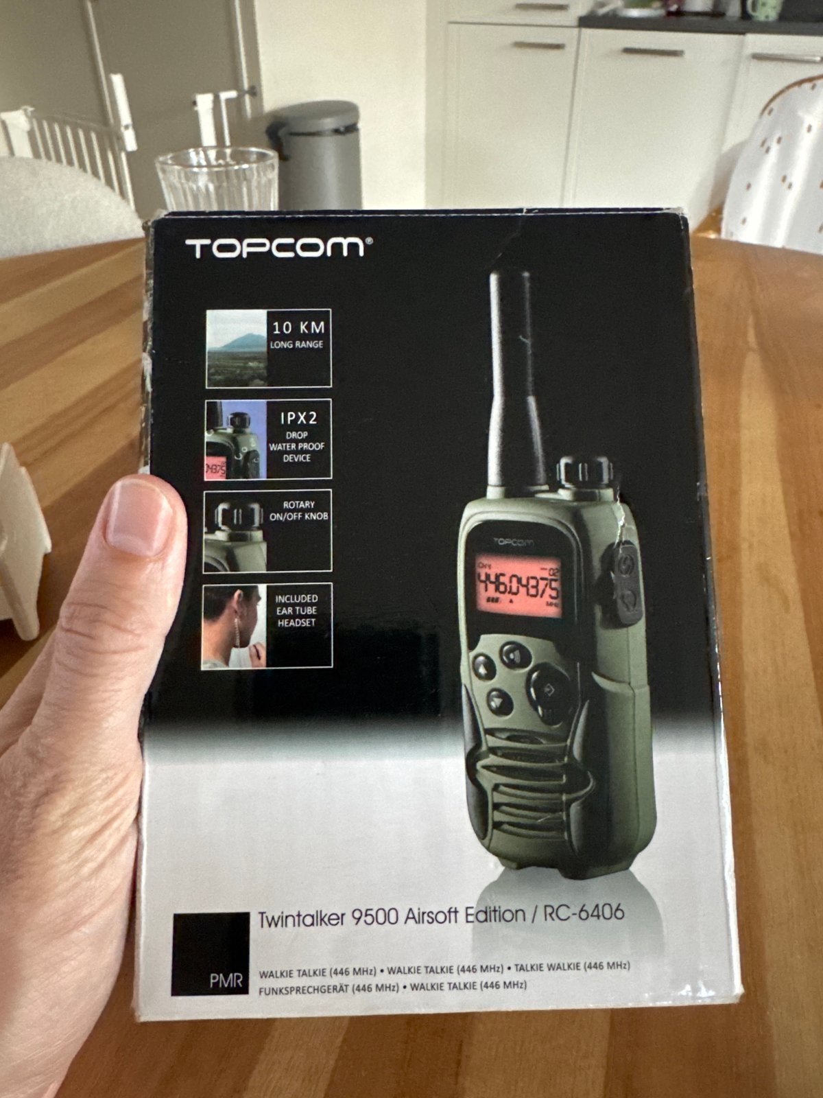 Topcom Twintalker 9500 Airsoft Edition Portofoon, 5 tot 15 km, Ophalen of Verzenden, Zo goed als nieuw, Portofoon of Walkie-talkie