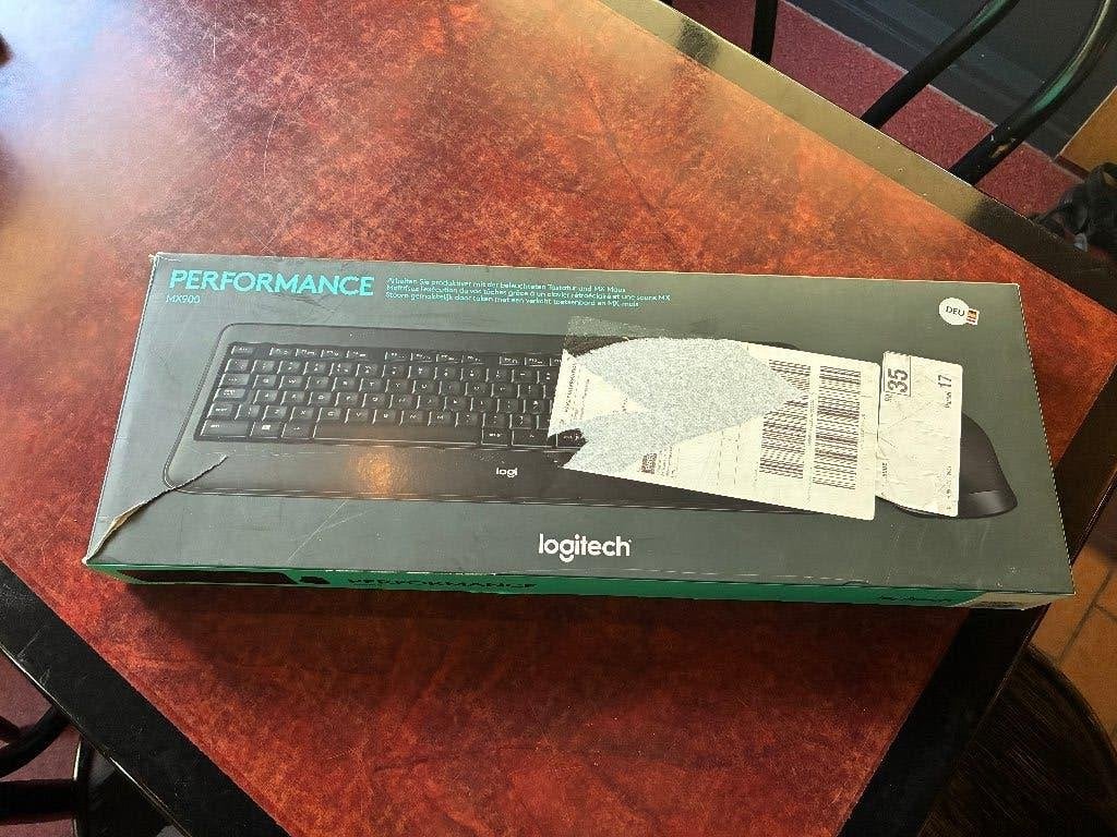 Logitech MX900 toetsenbord (QWERTZ) en muis, Ophalen of Verzenden, Zo goed als nieuw, Draadloos, Logitech MX KEYS