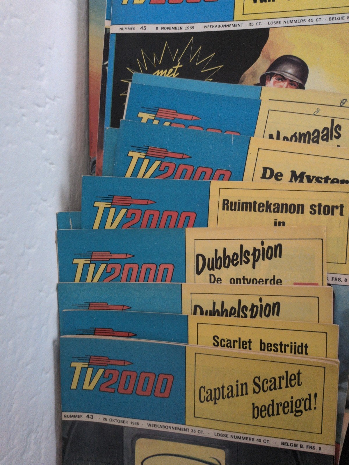TV2000 Strips - Diverse Nummers uit 1968/1969, Boeken, Ophalen, Gelezen, Overige typen