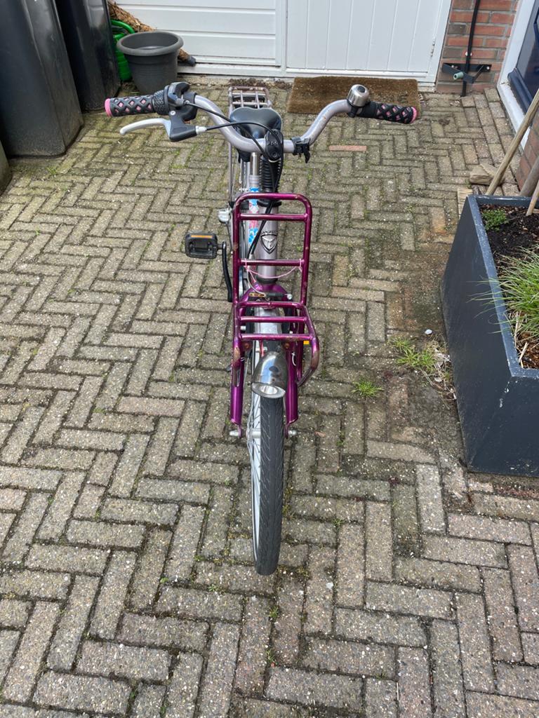 Alpina Nexus Twirl Meisjesfiets 124cm, Ophalen, Terugtraprem, Gebruikt, Handrem
