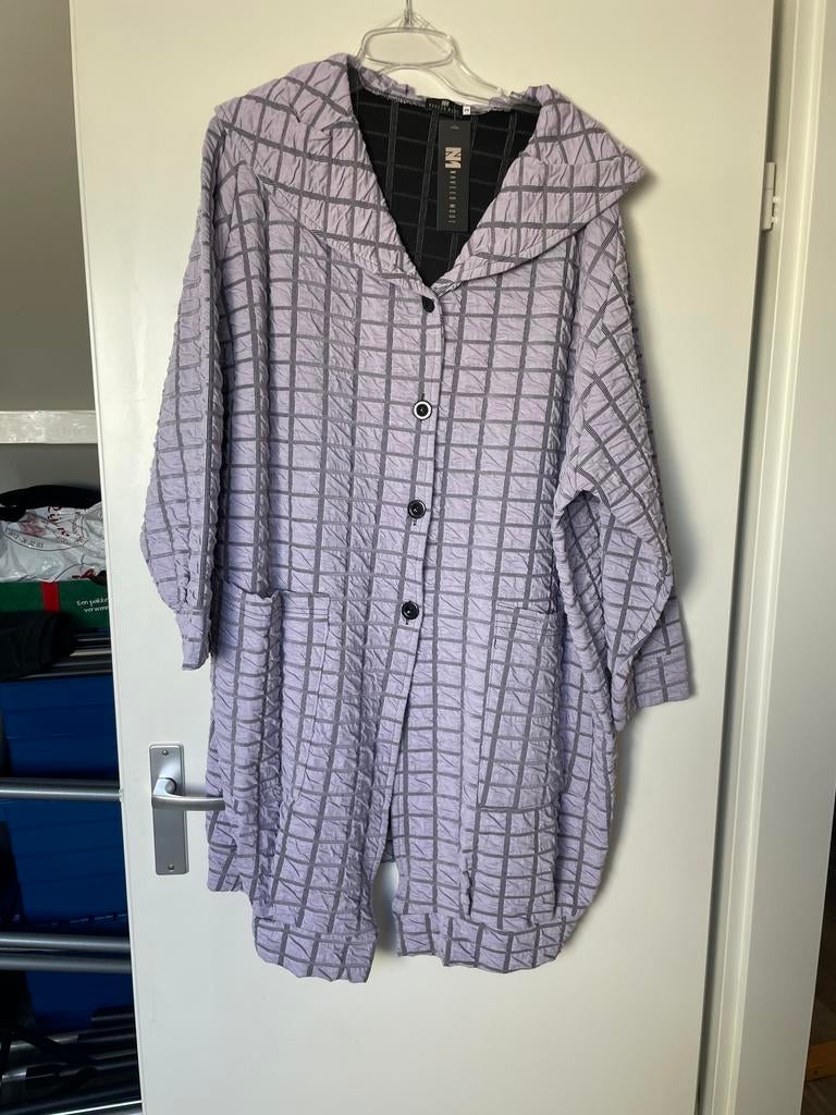 Nieuwe gave aparte lila zwarte vest van naveed 52/54/56/58, Verzenden, Naveed, Nieuw, Nvt