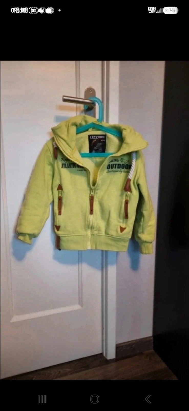 Lizzard Outdoor vest Limegroen Maat 116/122, Ophalen of Verzenden, Gebruikt, Jongen, Trui of Vest