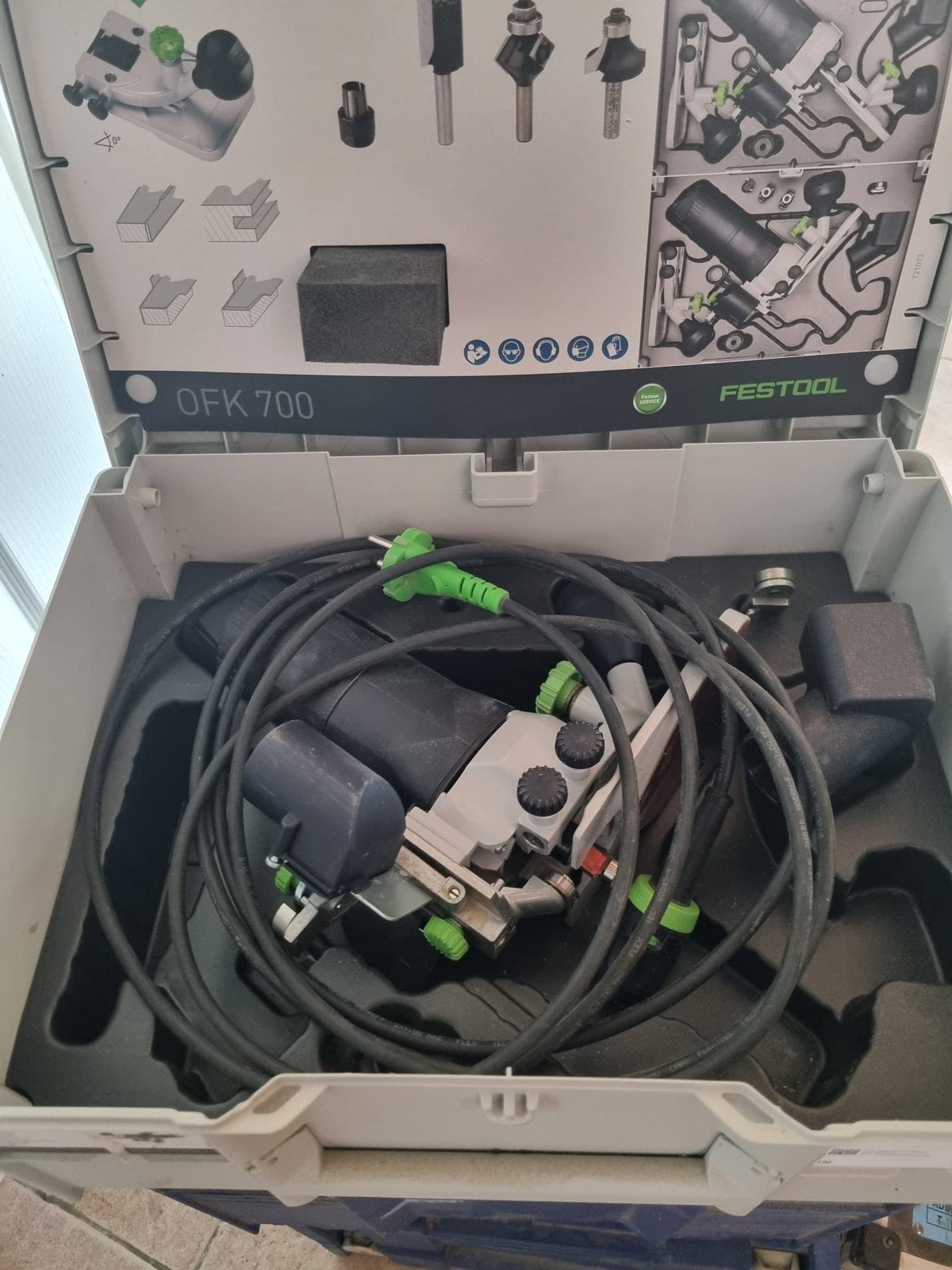 Festool kantenfrees, Ophalen, Zo goed als nieuw, Elektrisch, Kantenfrees