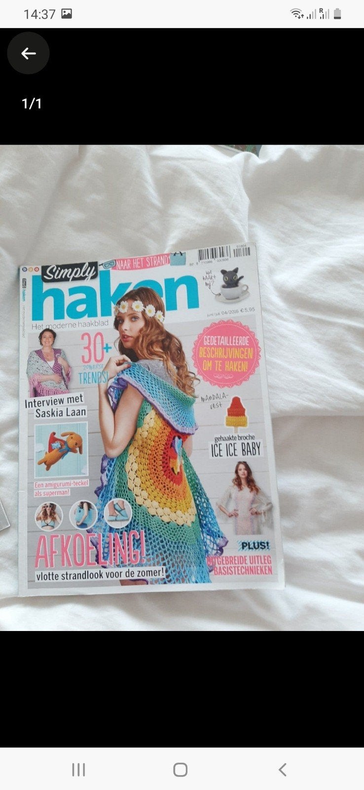 Simply haken jun/juli 2016, Ophalen of Verzenden, Haken, Patroon of Boek