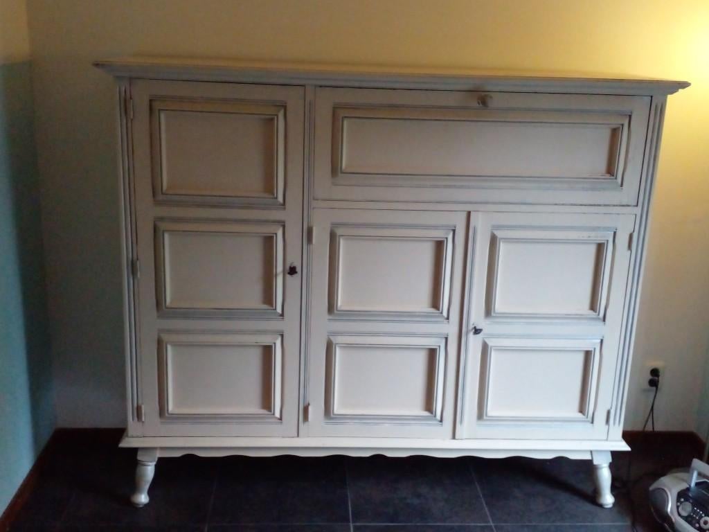 Wandkast Vintage, Huis en Inrichting, Kasten | Wandmeubels, Ophalen, Gebruikt, 100 tot 150 cm, 150 tot 200 cm