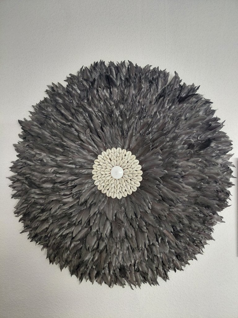 Wanddecoratie, Huis en Inrichting, Ophalen, Zwart, Zo goed als nieuw, Natuurlijk materiaal