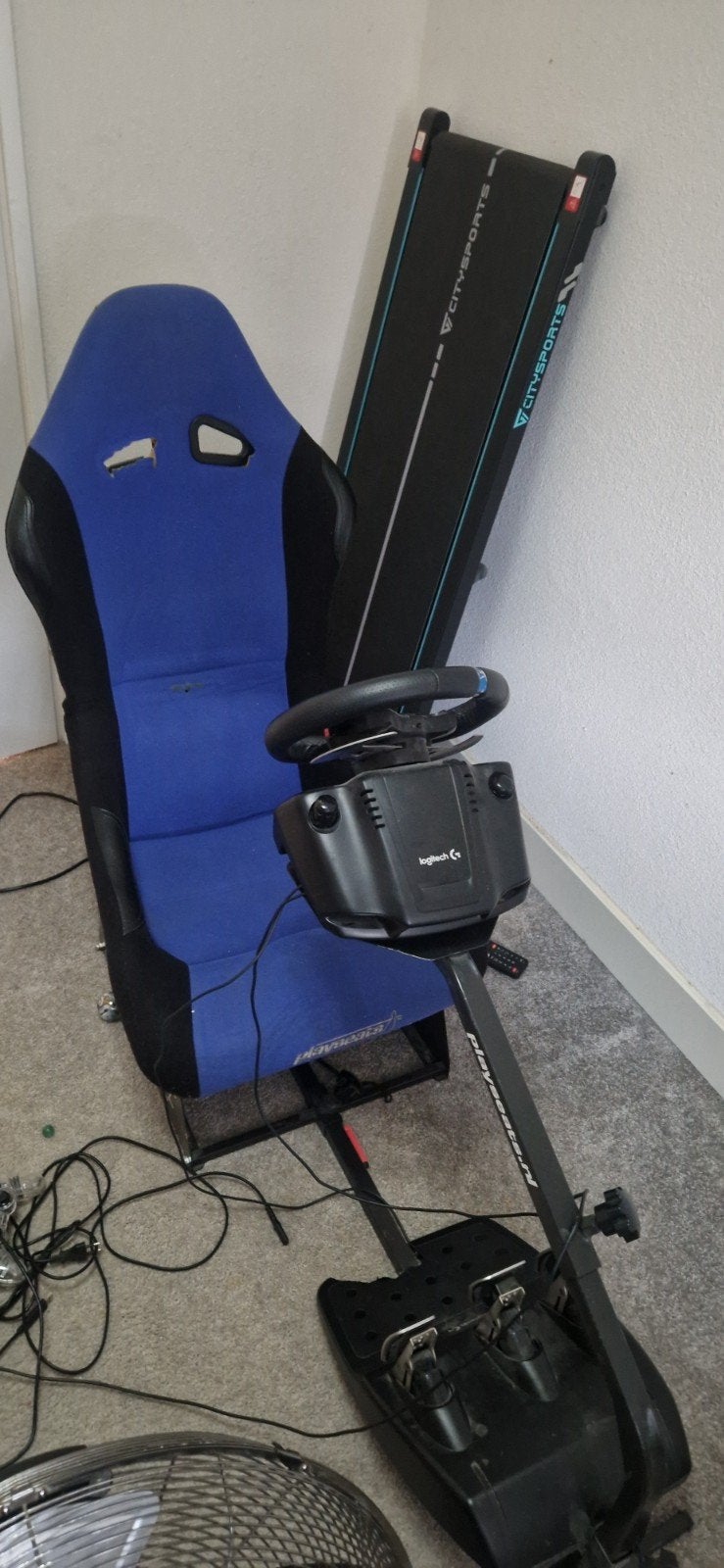 PlayStation 4 met Playseat en Logitech G29 racestuur, Ophalen of Verzenden