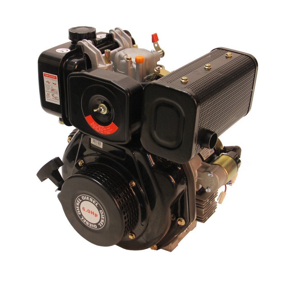 Dieselmotor E-start 7pk, Verzenden