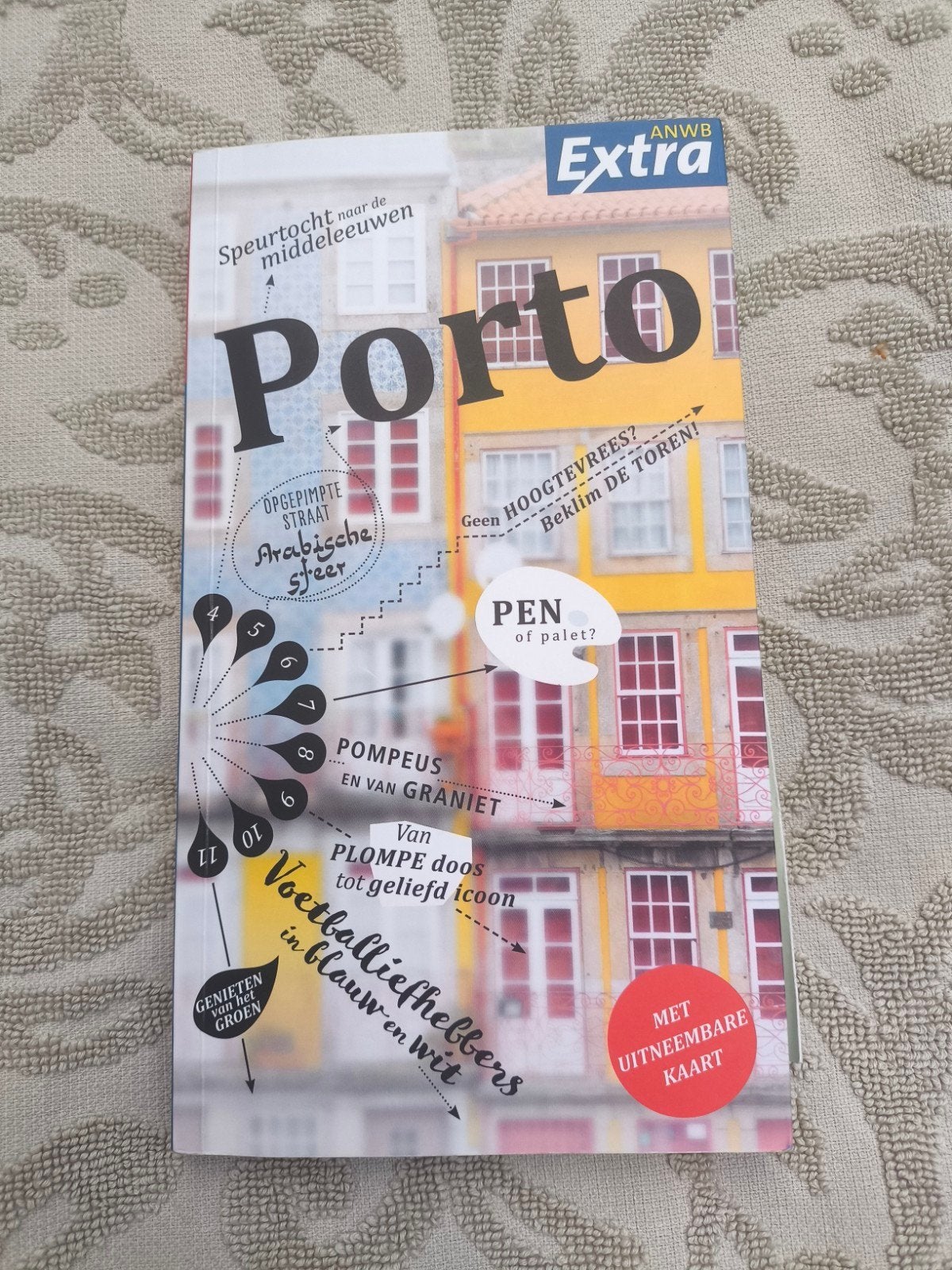 ANWB Extra Reisgids Porto met uitneembare kaart - 2023, Europa, Ophalen of Verzenden, Reisgids of -boek, ANWB