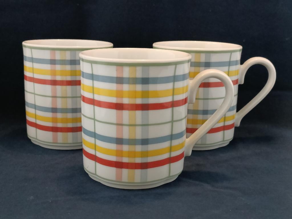 Villeroy & Boch Switch 1 Caru - 3 bekers met oor, Huis en Inrichting, Keuken | Servies, Ophalen of Verzenden, Zo goed als nieuw