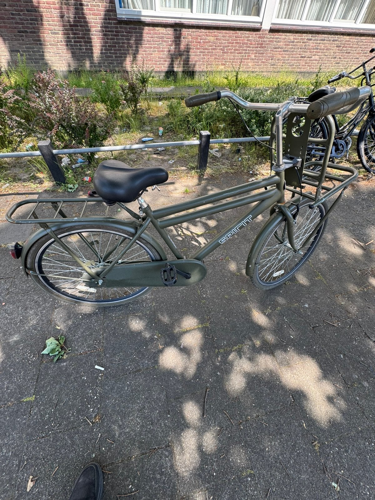 Jongensfiets, Ophalen, Gebruikt