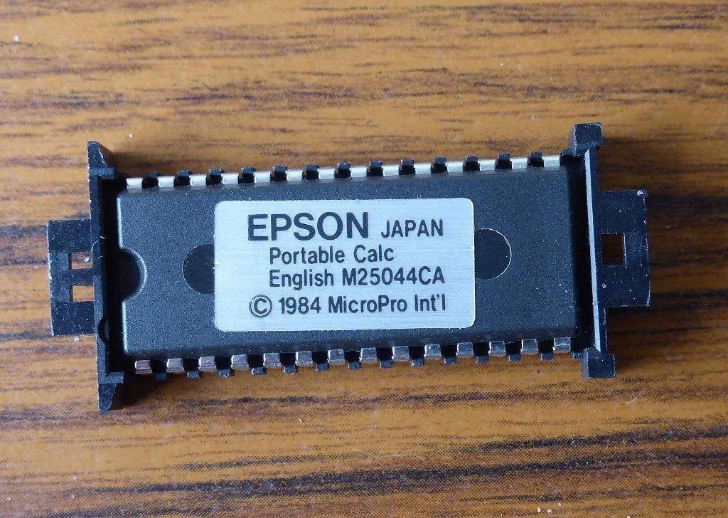 Portable Calc - software ROM voor de EPSON PX-8 computer, Ophalen of Verzenden, EPSON