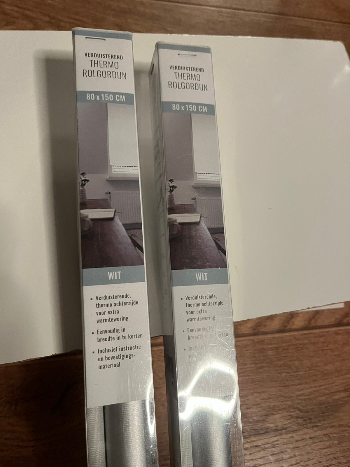 Verduisterende, thermo achterzijde voor extra, Ophalen of Verzenden, Wit