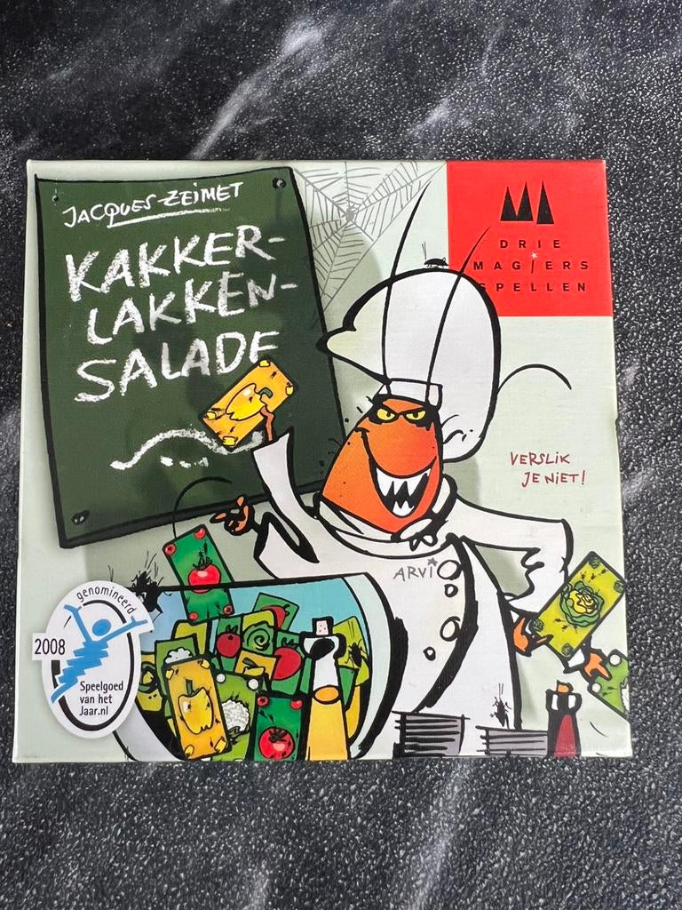 Kakkerlakkensalade kaartspel, Hobby en Vrije tijd, Gezelschapsspellen | Kaartspellen, Ophalen of Verzenden, Zo goed als nieuw