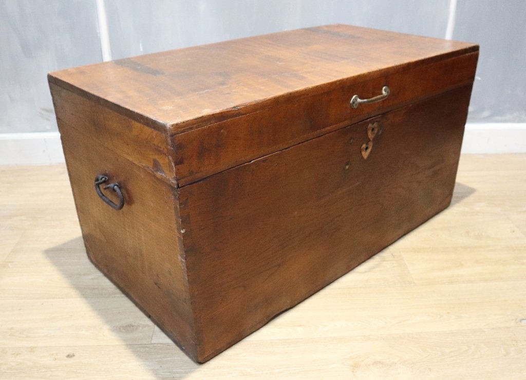 Antieke koloniale reiskist, Antiek en Kunst, Ophalen of Verzenden