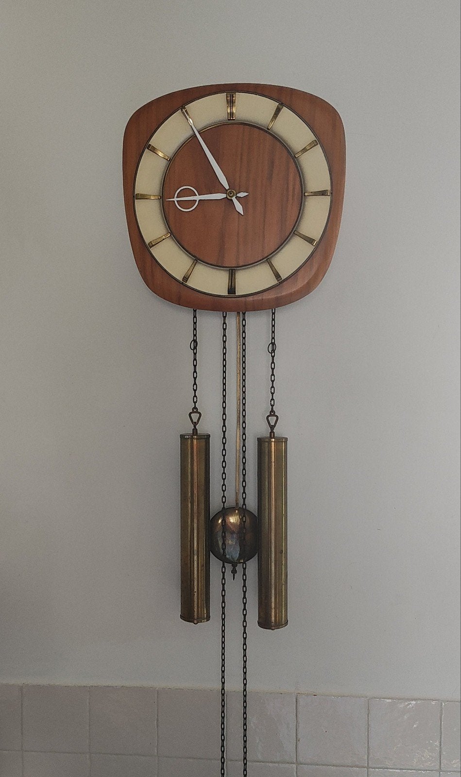 Vintage Kieninger wandklok, Antiek en Kunst, Antiek | Klokken, Ophalen