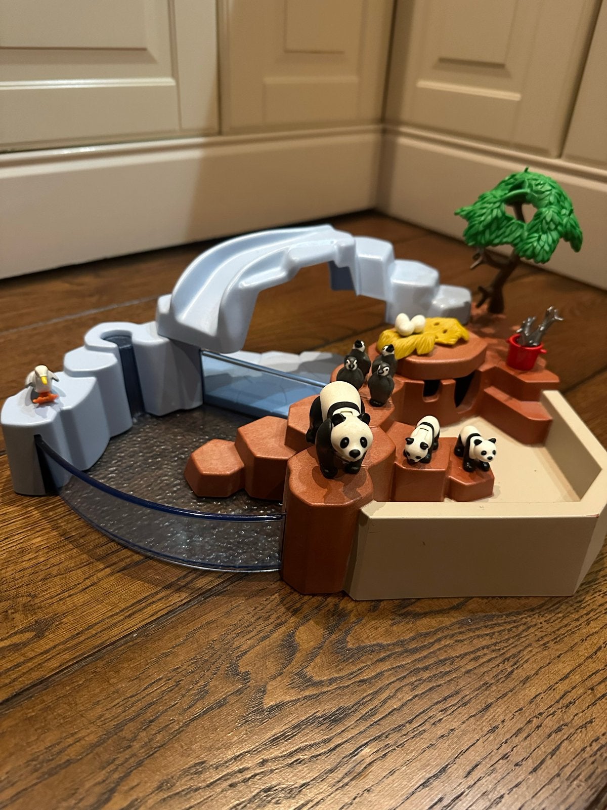 Playmobil Dieren Set - Panda's en Pinguïns, Kinderen en Baby's, Wild life, Gebruikt, Complete set, Ophalen of Verzenden