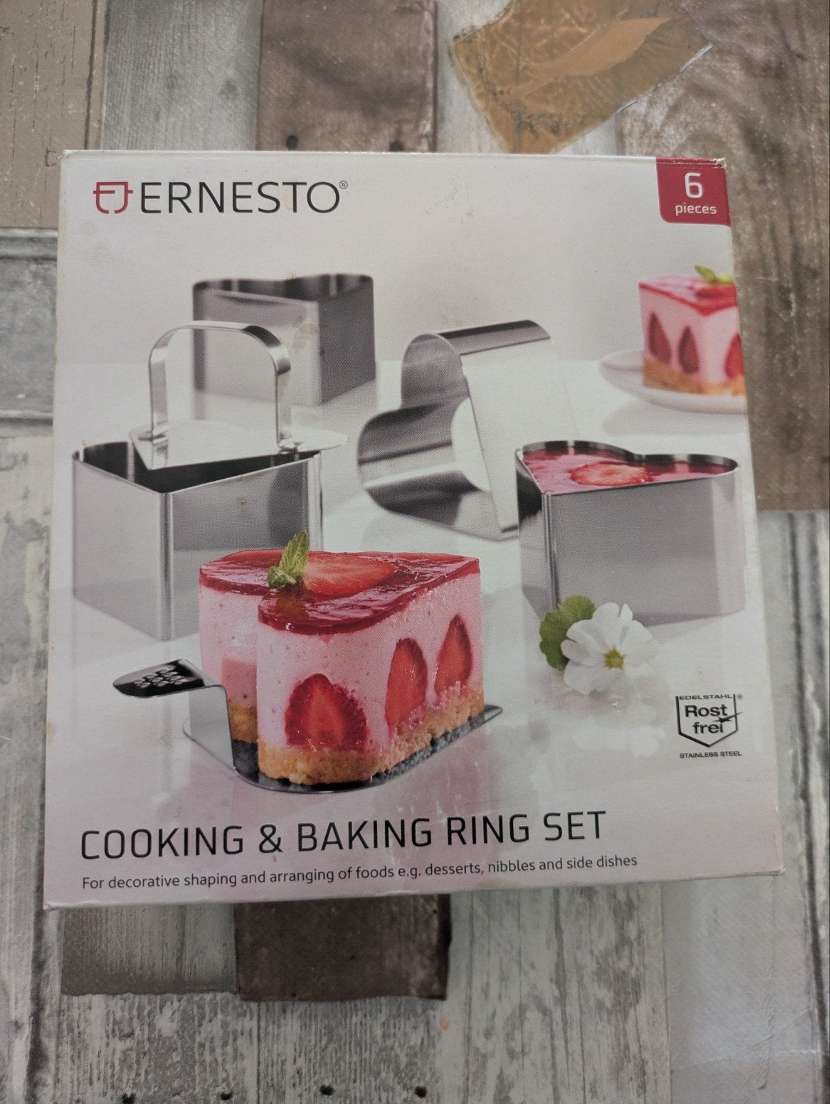 Ernesto Hartjes Bak- en Kookringen Set - Nieuw in Verpakking, Ernesto, Ophalen of Verzenden, Metaal, Nieuw