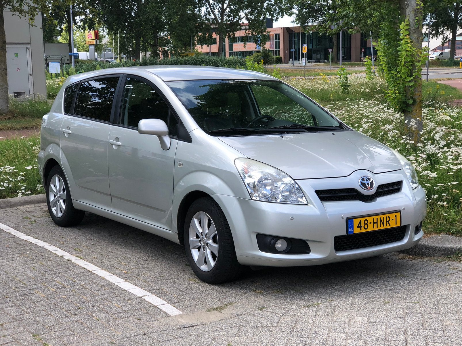 Toyota Corolla Verso 1.8 Vvt-i AUT 7P 2009 Grijs, Lederen bekleding, Zwart, 4 cilinders, 129 pk