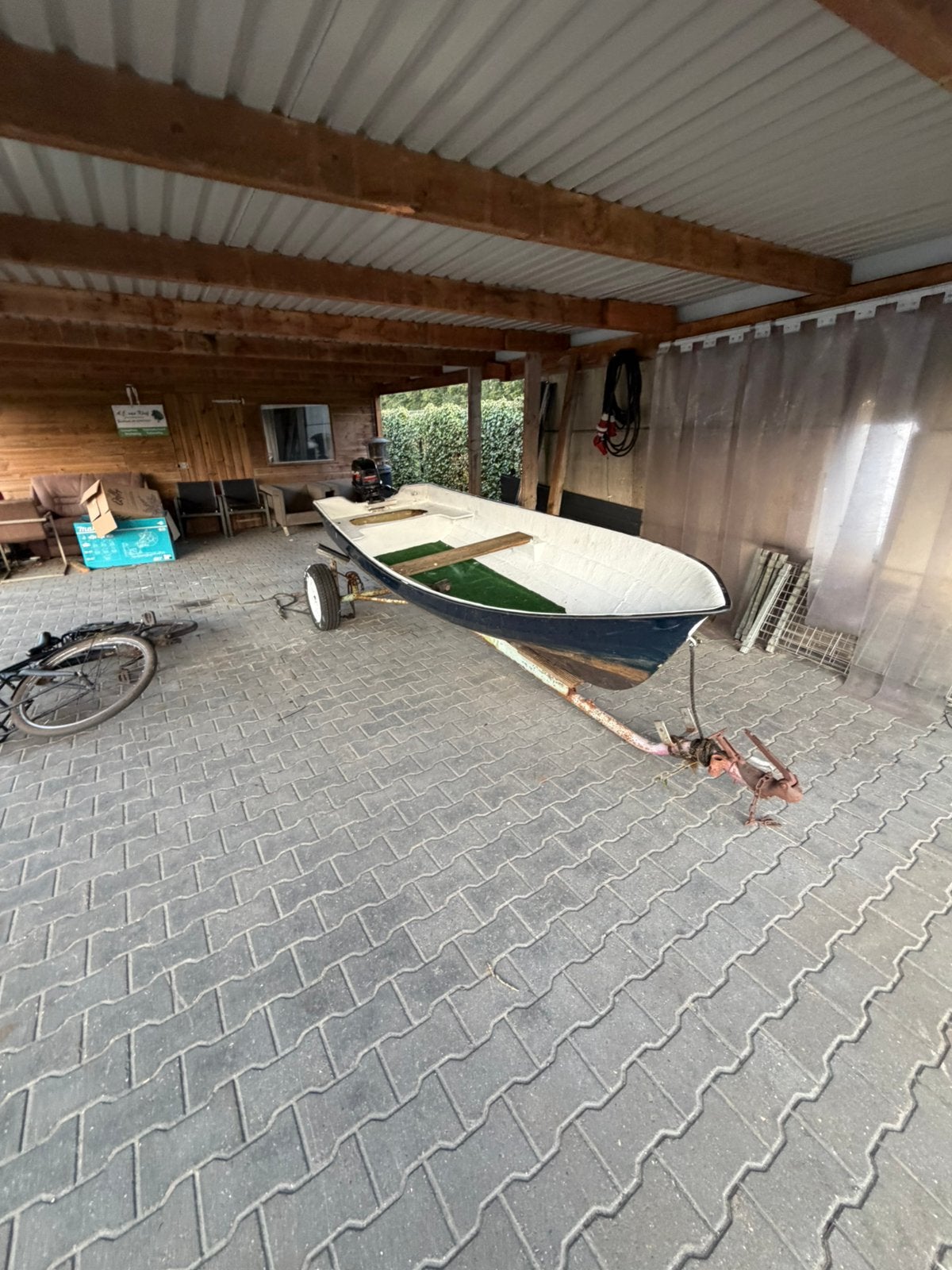 Mooi bootje met 4 pk 2takt er achter, Ophalen of Verzenden, Zo goed als nieuw