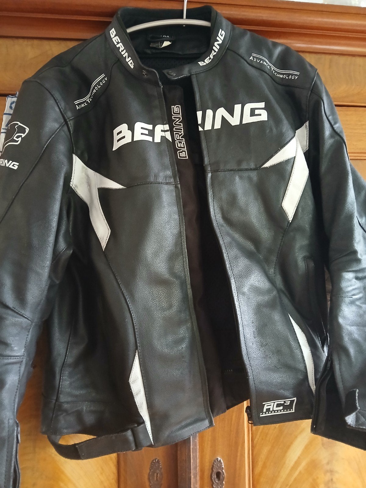 Bering motorjas 4XL zwart - Comfort en veiligheid, Motoren, Kleding | Motorkleding, Heren, Jas | leer, Ophalen of Verzenden, Bering