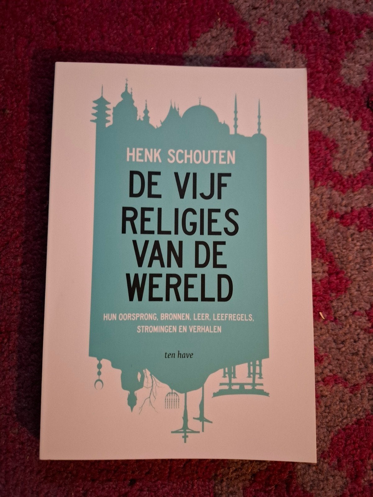 De Vijf Religies van de Wereld - Henk Schouten, Achtergrond en Informatie, Spiritualiteit algemeen, Ophalen of Verzenden, Zo goed als nieuw