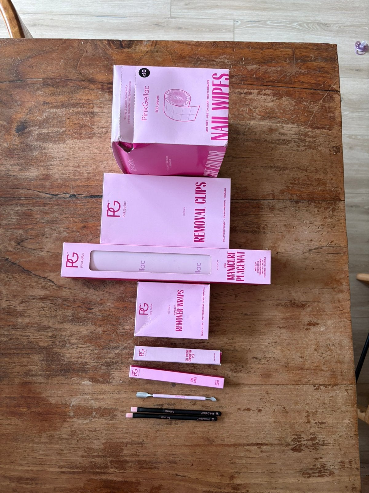 Pink gellac tools en accessoires, Ophalen of Verzenden, Nieuw, Handen en Nagels
