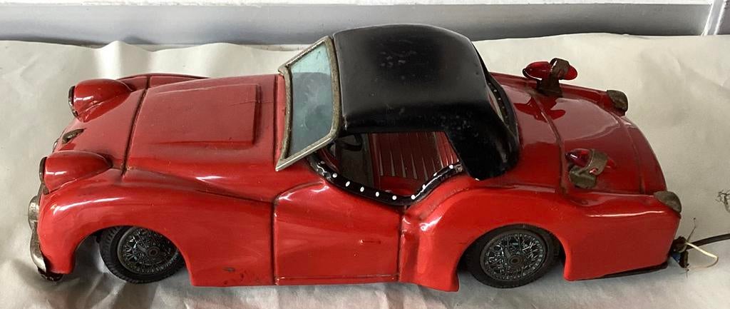 Vintage 1960 blikken Triumph T3,Bandai,Japan, Antiek en Kunst, Antiek | Speelgoed, Ophalen