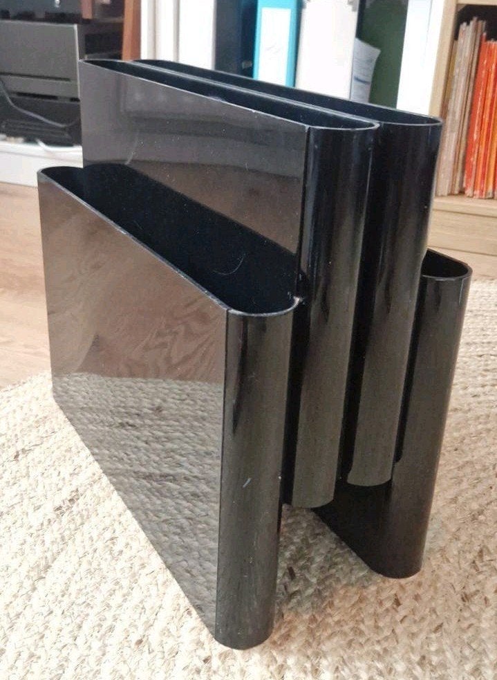 Kartell Vintage Lectuurbak Zwart, Gebruikt, Lectuurbak, Art deco, Ophalen of Verzenden