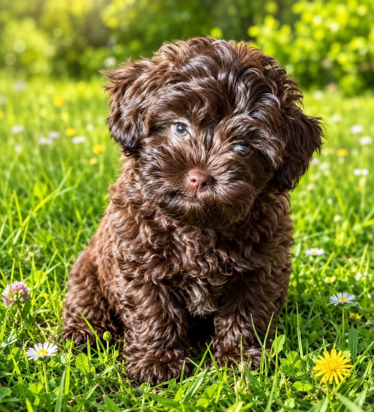 PRACHTIGE Doodle/ ShihPoo  F1- Choco/, Dieren en Toebehoren, Parvo, Overige rassen, 8 tot 15 weken, Meerdere
