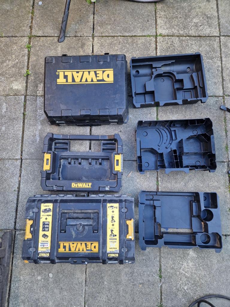 Dewalt (tstack) koffers en inlays, Ophalen of Verzenden, Zo goed als nieuw