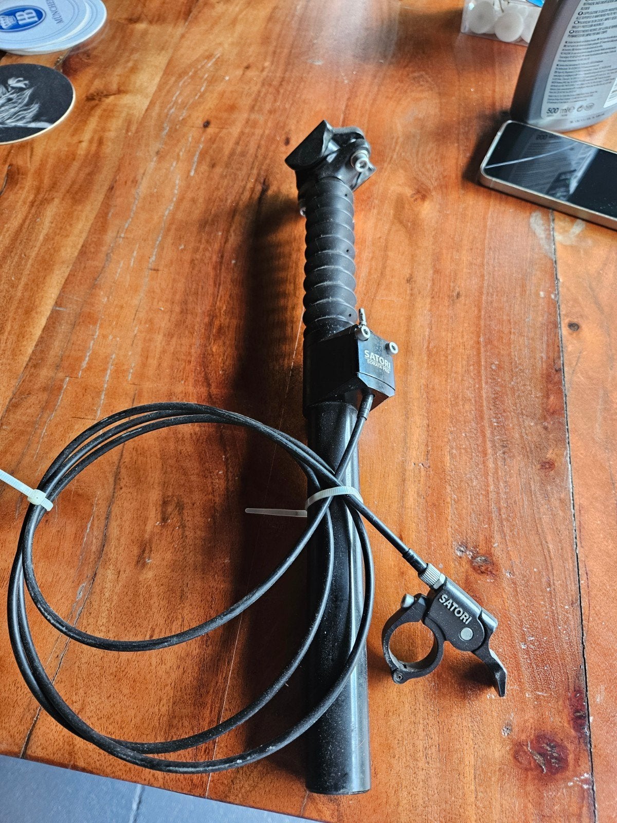 Satori Sorata Pro Dropper Post Zadelpen Ø27.2, Fietsen en Brommers, Fietsonderdelen, Ophalen, Gebruikt, Gravelbike, Satori