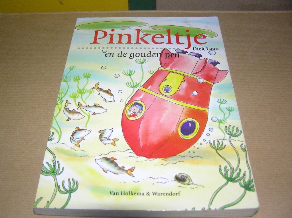 Pinkeltje en de Gouden Pen - Dick Laan, Boeken, Ophalen of Verzenden, Zo goed als nieuw, Dick Laan, Fictie algemeen