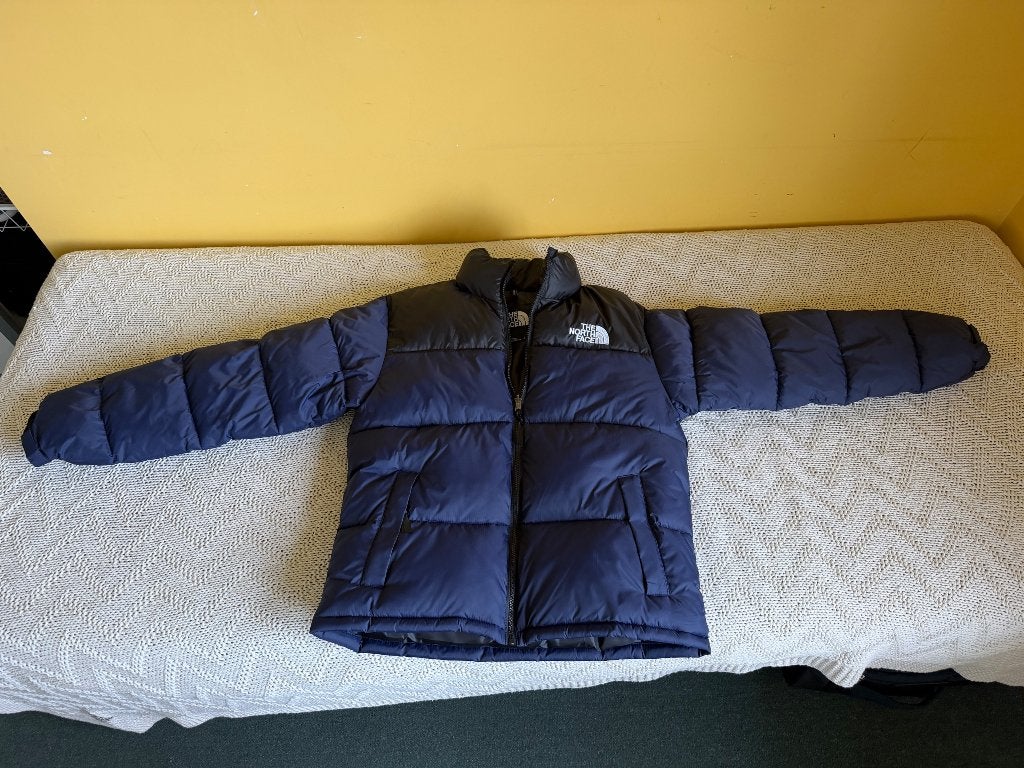 North Face Puffer Jas, Maat 52/54 (L), Blauw, Nieuw, Ophalen of Verzenden